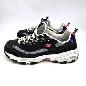 Skechers Shoes Womens 11 D Lites Gray Black Running Training Sneakers 149060
